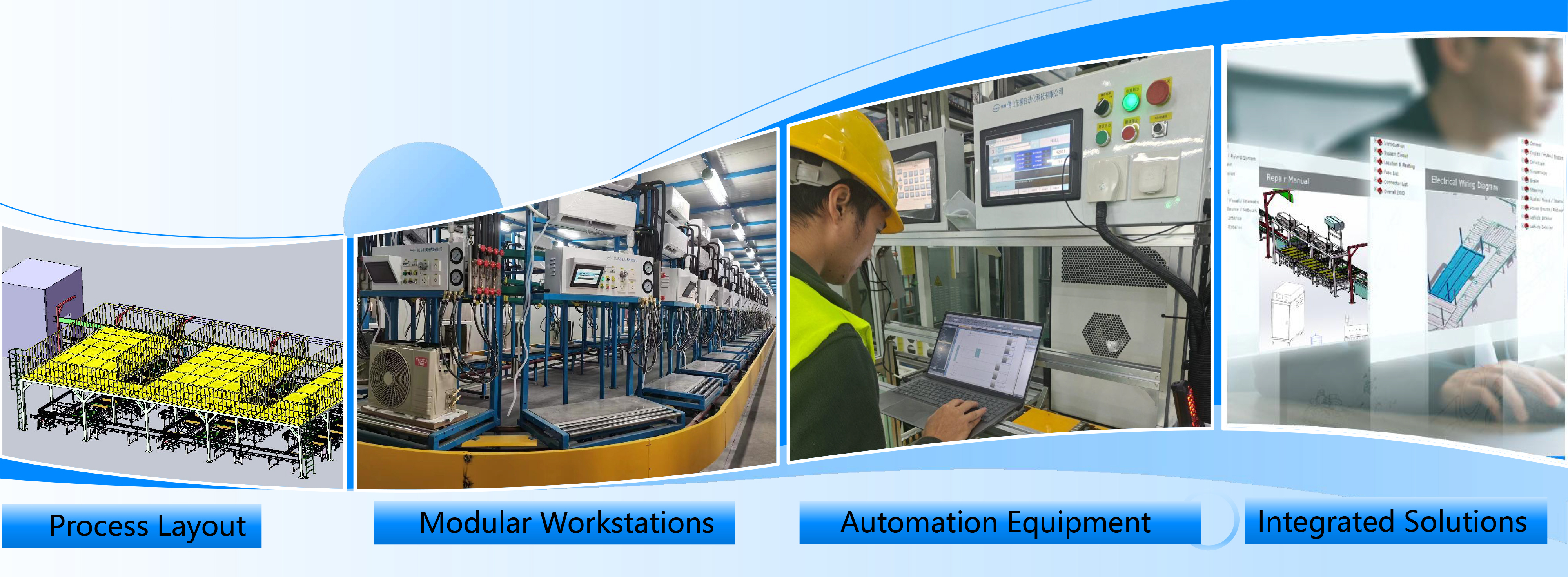 kualitas Jalur perakitan AC pabrik